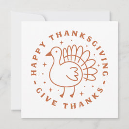 Happy thanksgiving ge tack för den söta kalkonen