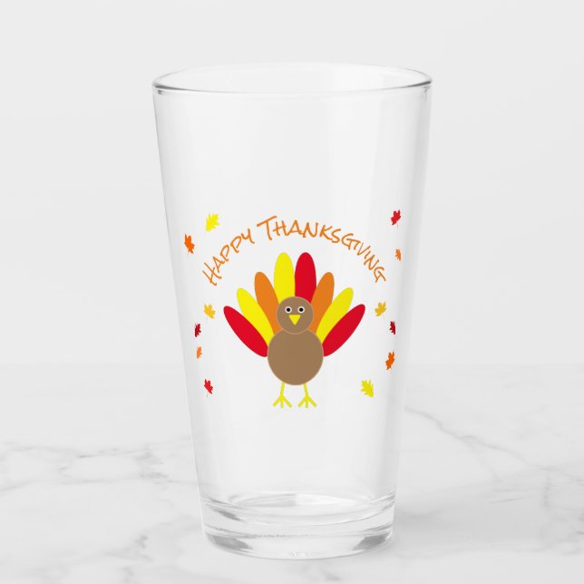 Happy thanksgiving glaskopp (Framsida)