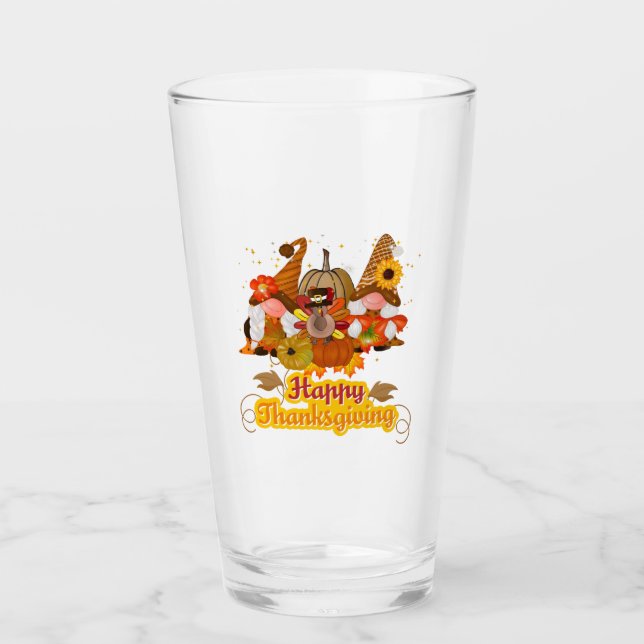 Happy thanksgiving Gnome Trio Glaskopp (Framsida)