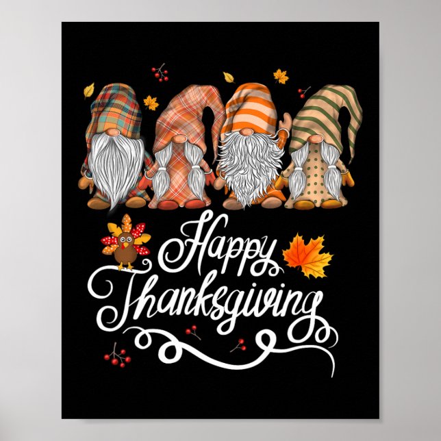 Happy thanksgiving Gnomes Poster (Framsidan)