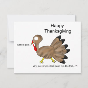 happy thanksgiving Gobble gob.. Julkort