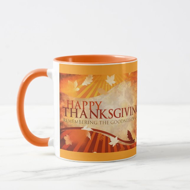Happy thanksgiving Godhet Gud Mugg (Vänster)