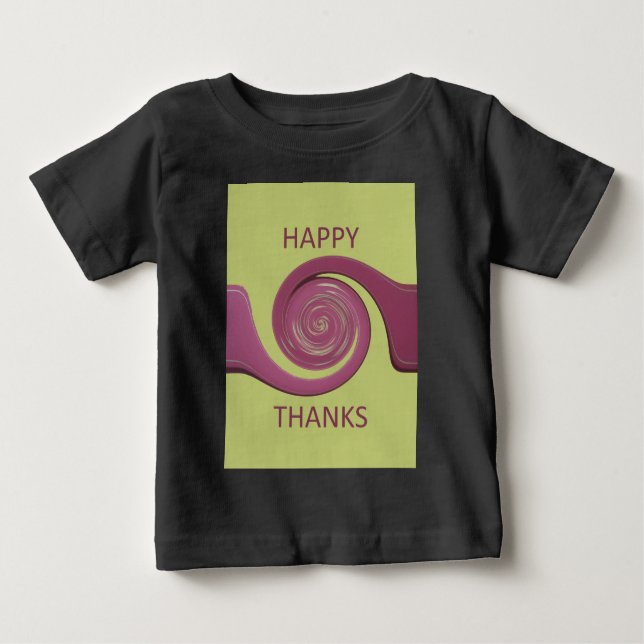 Happy thanksgiving Golden Gult-virvelformning.png T Shirt (Framsida)