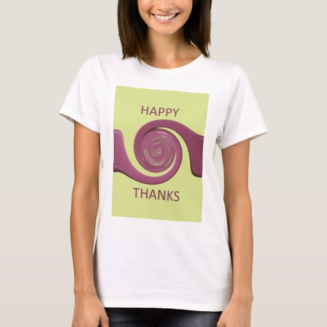 Happy thanksgiving Golden Gult-virvelformning.png Tröja (Framsida)