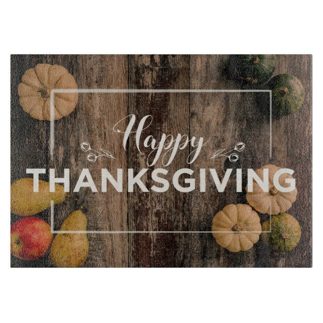 Happy thanksgiving hälsning med pumpor (Framsidan)