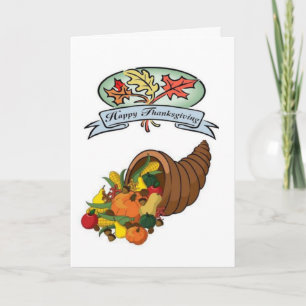 Happy thanksgiving-hälsningskort helgkort