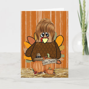 Happy thanksgiving-hälsningskort helgkort