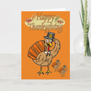 Happy thanksgiving-hälsningskort helgkort