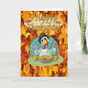 Happy thanksgiving-hälsningskort helgkort