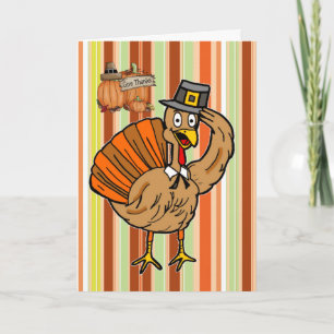 Happy thanksgiving-hälsningskort helgkort