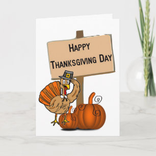 Happy thanksgiving-hälsningskort helgkort