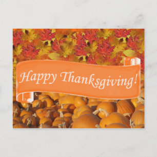 Happy thanksgiving helg vykort