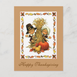 Happy thanksgiving helg vykort