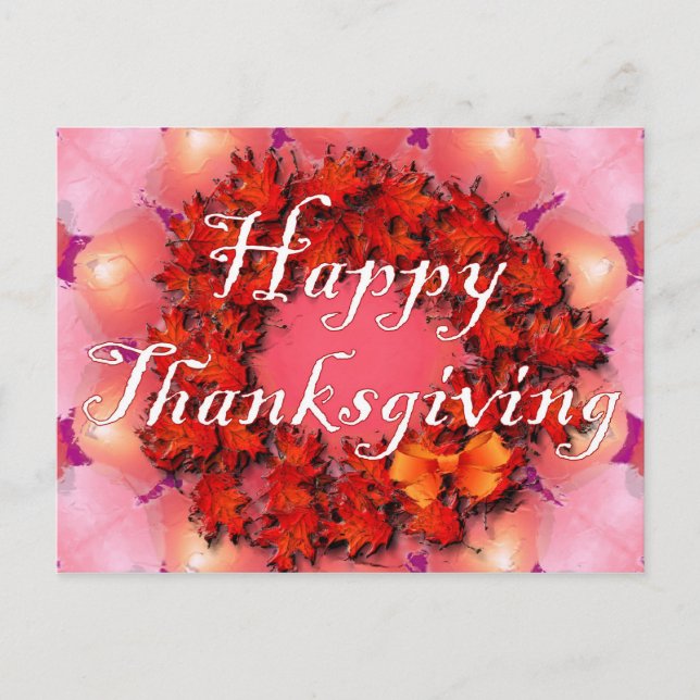 Happy thanksgiving helg vykort (Framsida)