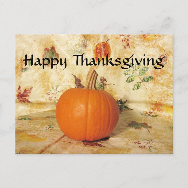 Happy thanksgiving helg vykort (Framsida)