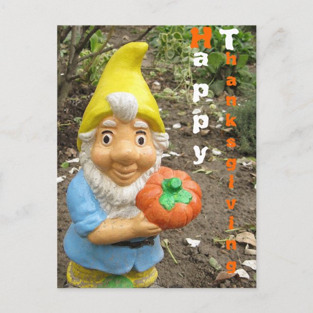 Happy thanksgiving helg vykort (Framsida)