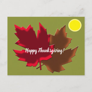 Happy thanksgiving helg vykort