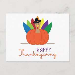 Happy thanksgiving helg vykort