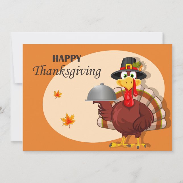 Happy thanksgiving Helgdag Card Julkort (Framsida)