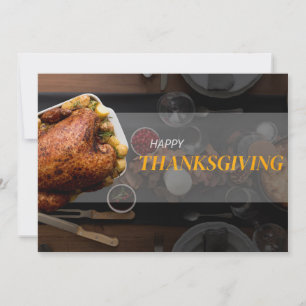 Happy thanksgiving Helgdag Card Julkort