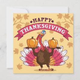 Happy thanksgiving Helgdag Card Julkort