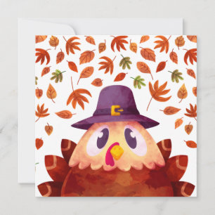 Happy thanksgiving Helgdag Card Julkort