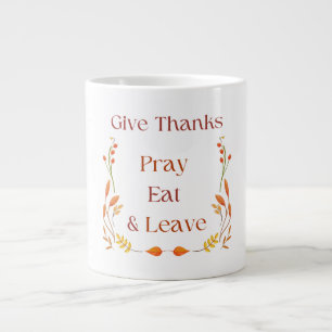 Happy thanksgiving Helgdag Mugg Jumbo Mugg