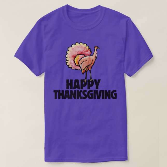 Happy thanksgiving Helgdagar Art T Shirt (Design framsida)