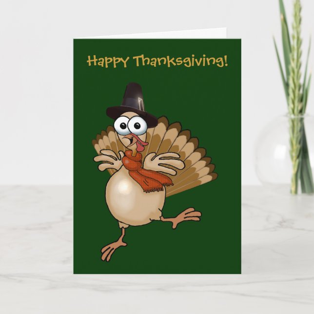 Happy thanksgiving! helgkort (Framsida)