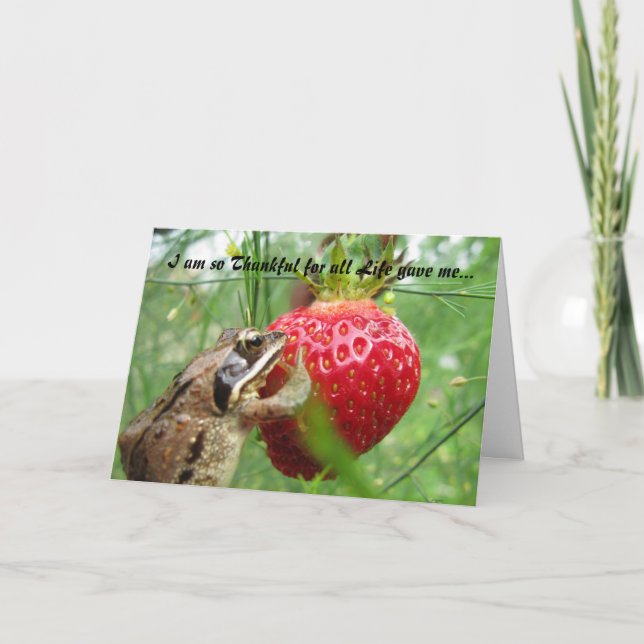 Happy thanksgiving helgkort (Framsida)