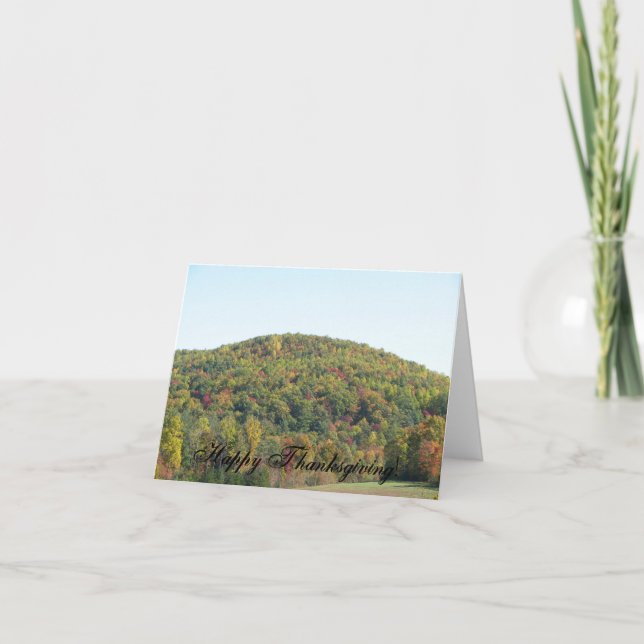 Happy thanksgiving helgkort (Framsida)