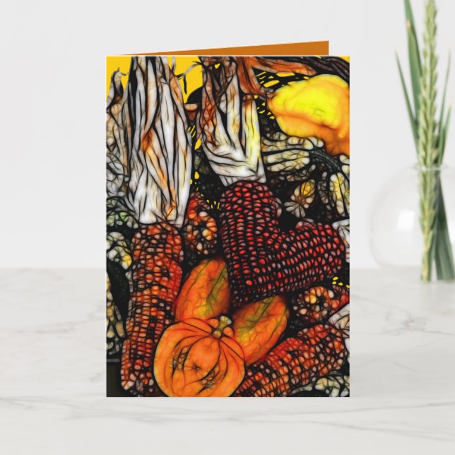 Happy thanksgiving! helgkort (Framsida)