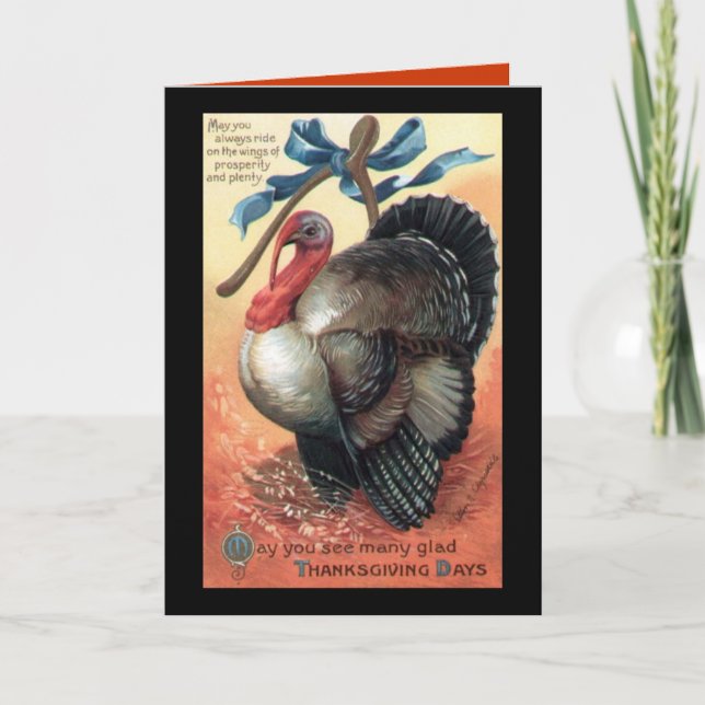 Happy thanksgiving helgkort (Framsida)