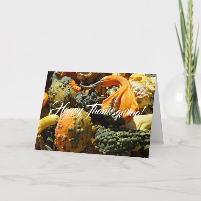 Happy thanksgiving! helgkort (Framsida)