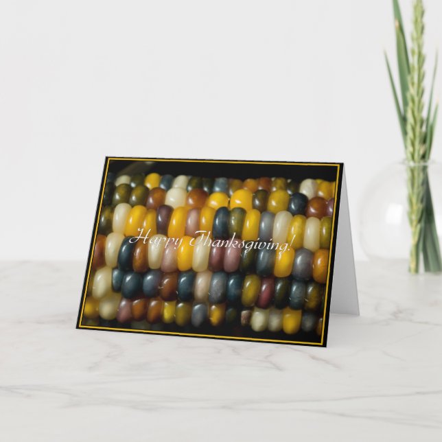 Happy thanksgiving! helgkort (Framsida)
