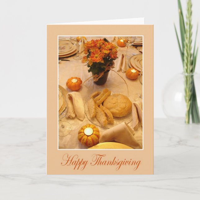 Happy thanksgiving helgkort (Framsida)
