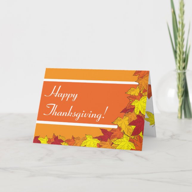 Happy thanksgiving helgkort (Framsida)