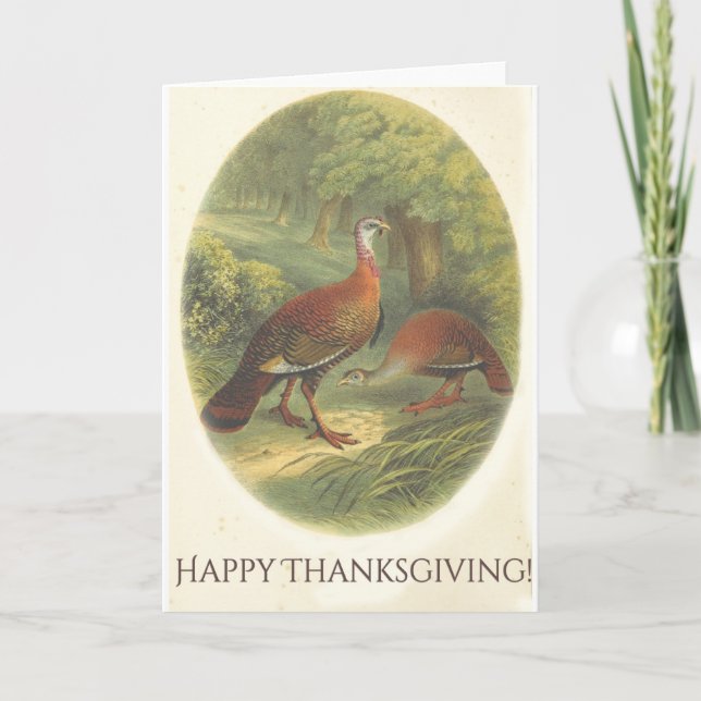 Happy thanksgiving! :) helgkort (Framsida)