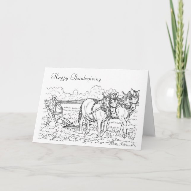 Happy thanksgiving! helgkort (Framsida)