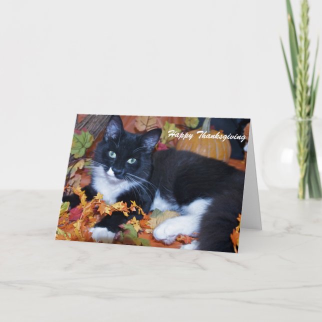 Happy thanksgiving helgkort (Framsida)