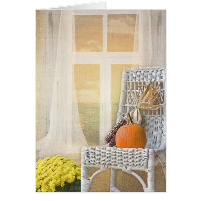 Happy thanksgiving Home Hälsningskort (Framsidan)