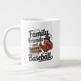 Happy thanksgiving Höst löv Jumbo Mugg