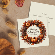 Happy thanksgiving Höst löv Wandan Company