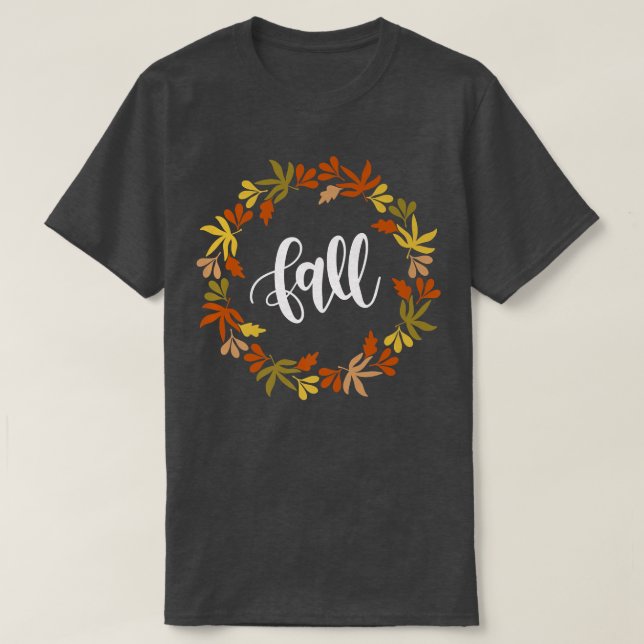 Happy thanksgiving höstfällning Pumpkin Spice501 T Shirt (Design framsida)