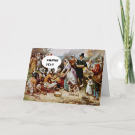 Happy thanksgiving Humor-kort för Fånig Helgkort