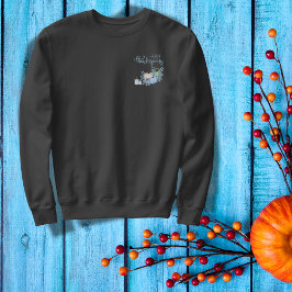 Happy thanksgiving i blått | lång ärmad tröja