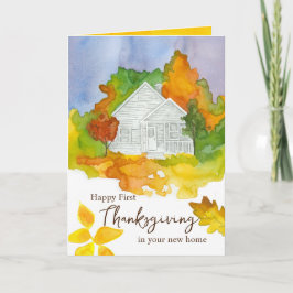 Happy thanksgiving i Träden på din nya hemsida Kort