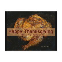 HAPPY THANKSGIVING II | Blue Beach Sång™-vykort