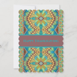 Happy thanksgiving - Innehåll Mandala Inbjudningar
