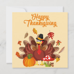 Happy thanksgiving julkort